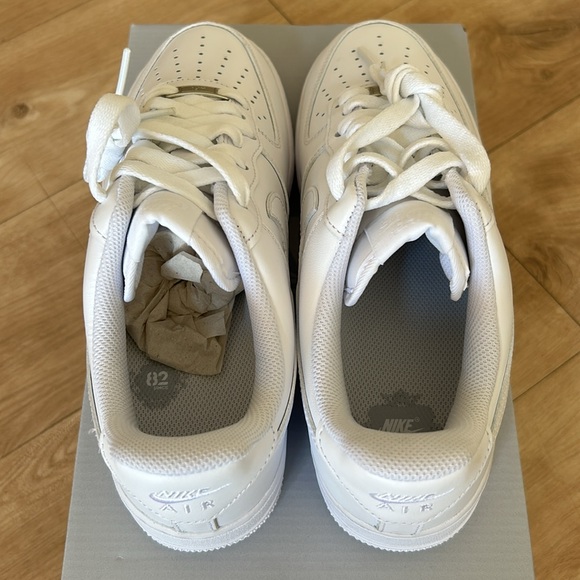 Nike Air Force 1 Low White Sneakers - Picture 6 of 7